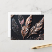Roze & Zwarte Decoratieve Veren