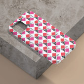 roze & zwarte driehoekpatroon esthetisch Case-Mate iPhone case
