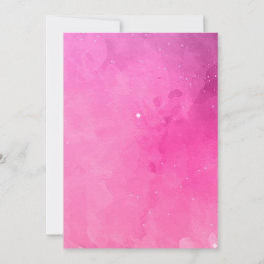 Roze zwarte Eiffeltoren Parijs, Birthday Kaart (Achterkant)