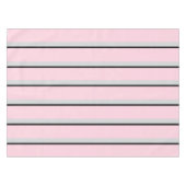 Roze, zwarte en grijze collectie van Parijs Tafelkleed (Voorkant (Horizontaal))