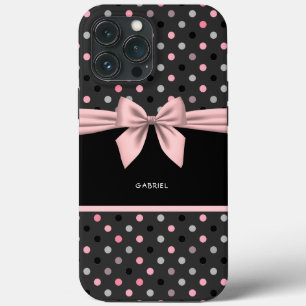 Roze zwarte en grijze roze roze en witte stripper Case-Mate iPhone case