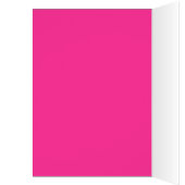 Roze, zwarte en Silver Table Number Card (Binnen (Links))