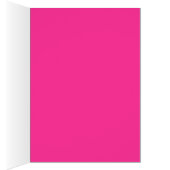 Roze, zwarte en Silver Table Number Card (Binnen (Rechts))