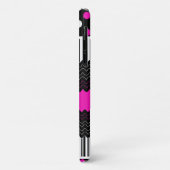 Roze, zwarte en witte patronen Case-Mate iPhone case (Achterkant/links)