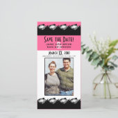 Roze, Zwarte en Witte Vissen Save The Date (Staand voorkant)