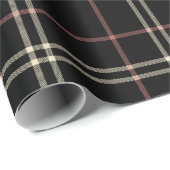 Roze, zwarte en zwarte tinten cadeaupapier (Rol Hoek)