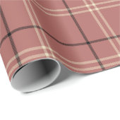 Roze, zwarte en zwarte tinten cadeaupapier (Rol Hoek)