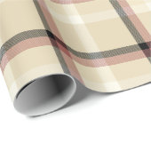 Roze, zwarte en zwarte tinten cadeaupapier (Rol Hoek)