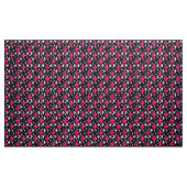 Roze Zwarte Fleur De Lis Stof (Yard (91,4 cm))