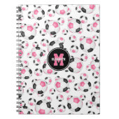 roze zwarte gaffonsport notitieboek (Voorkant)