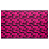 Roze Zwarte Gemengde Patchwork Ontwerp Stof (Yard (91,4 cm))