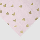 Roze zwarte gouden harten tissuepapier (Detail)