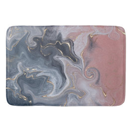 Roze zwarte grijze decoratieve Waterverf marmer Badmat