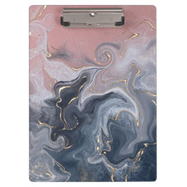 Roze zwarte grijze decoratieve Waterverf marmer Klembord