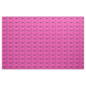 Roze, zwarte haarsnippers stof (Yard (91,4 cm))