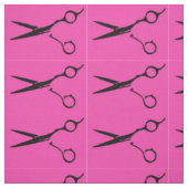 Roze, zwarte haarsnippers stof (Swatch)