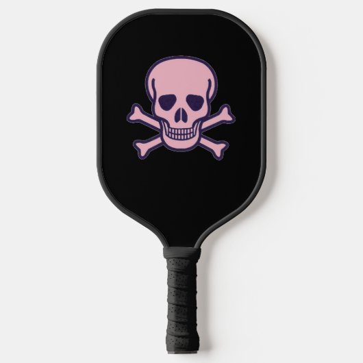 Roze zwarte handpalm pickleball paddle (Voorkant)