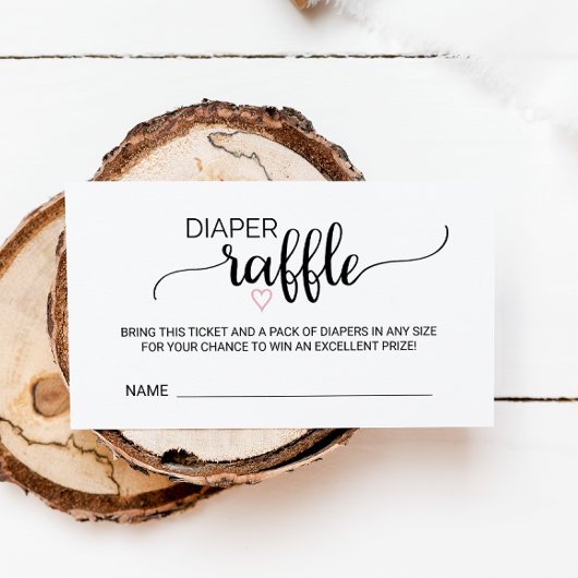 Roze zwarte hartkalligrafie luidere ritssluiting informatiekaartje