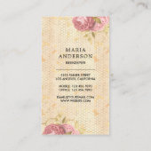  Roze zwarte honingbijen Visitekaartje (Achterkant)