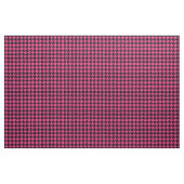 Roze Zwarte Houndstooth Check Stof (Yard (91,4 cm))