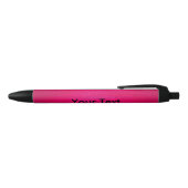  roze zwarte inkt pen (Bovenkant)