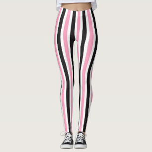 Roze/zwarte Leggings voor vrouwen