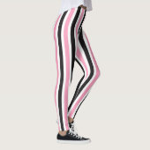 Roze/zwarte Leggings voor vrouwen (Rechts)
