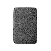 Roze zwarte luipaard afdrukken badmat (Voorkant Verticaal)