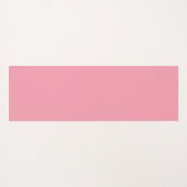 Roze zwarte luipaard afdrukken en roze goudkleuren yogamat (Achterkant (horizontaal))