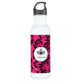 Roze zwarte luis voor witte luchters Scroll Waterfles