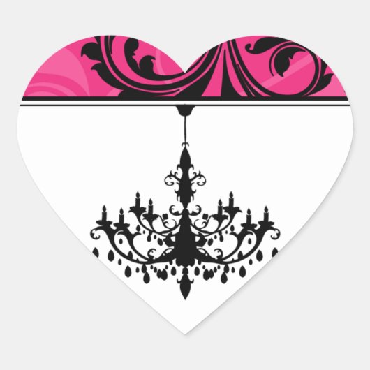 Roze zwarte luzerne Sticker met schuifwiel (Voorkant)