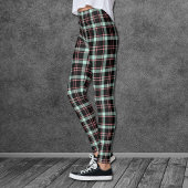 Roze zwarte Madras Leggings