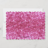 Roze/zwarte, met een handomdraai uitziende fotogra kaart (Achterkant)