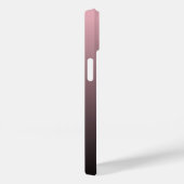 Roze Zwarte Ombre Achtergrond Case-Mate iPhone Case (Achterkant / Rechts)