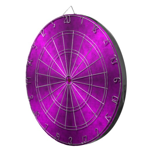 Roze Zwarte Regenboog in Elephant Skin Leather Opt Dartbord (Voorkant Rechts)