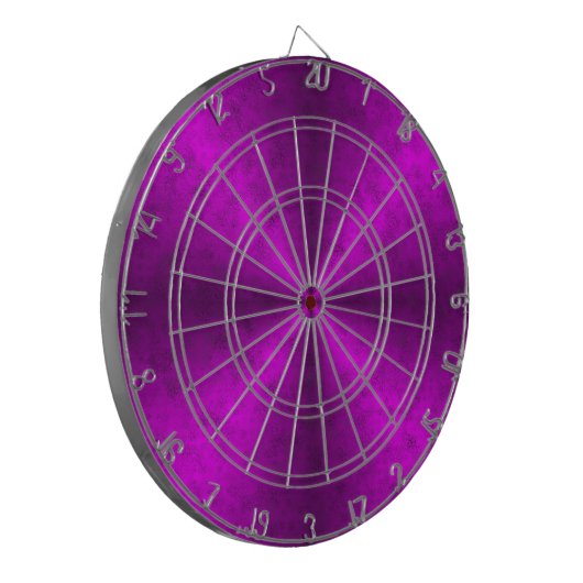 Roze Zwarte Regenboog in Elephant Skin Leather Opt Dartbord (Voorkant Links)