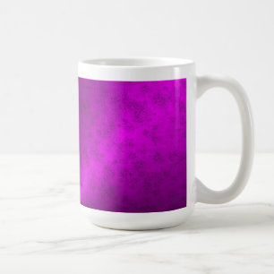 Roze Zwarte Regenboog in Elephant Skin Leather Opt Koffiemok