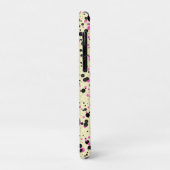 Roze & Zwarte Stip Glam Patroon Case-Mate iPhone Case (Achterkant/links)
