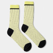 Roze zwarte stip sokken (Rechts)