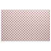 Roze zwarte stip stof (Yard (91,4 cm))