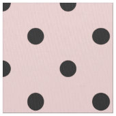 Roze zwarte stip stof (Close Up)