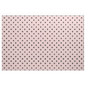 Roze zwarte stip stof (Yard (91,4 cm))