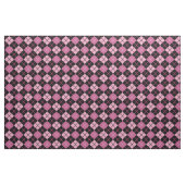 Roze & Zwarte Stof Argyle (Fat Quarter)