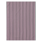 Roze zwarte streep patroon tafelkleed (Voorkant)