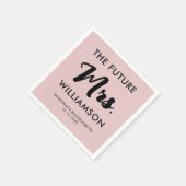 Roze Zwarte Toekomst Juf Achternaam Bachelorette F Servet (Hoek)