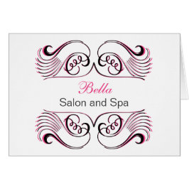 roze zwarte & witte grafische kaart - Hartelijk da