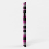 Roze zwarte witte speldenroze Case-Mate iPhone case (Achterkant/rechts)