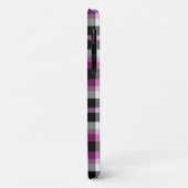 Roze zwarte witte speldenroze Case-Mate iPhone case (Achterkant/links)