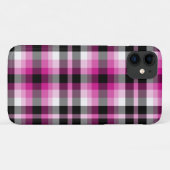 Roze zwarte witte speldenroze Case-Mate iPhone case (Achterkant (horizontaal))