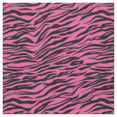 Roze zwarte zebra Afdrukken Stof (Close Up)